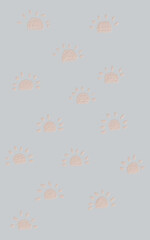 Cute sun phone background 