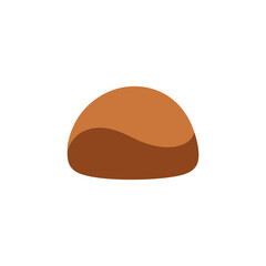 Abstract Organic Mocha Mousse Shape
