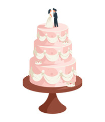 wedding cake pastry