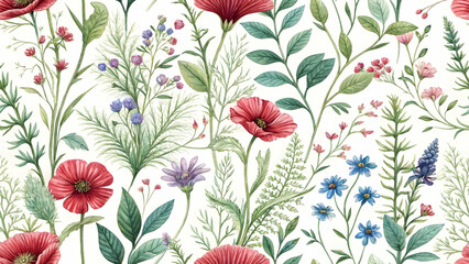 Seamless Pattern Flower Patterns in Stunning , Use for Print & Digital Design Fashion & Textiles., Home Decorate, Product Design.