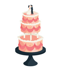 wedding cake dessert