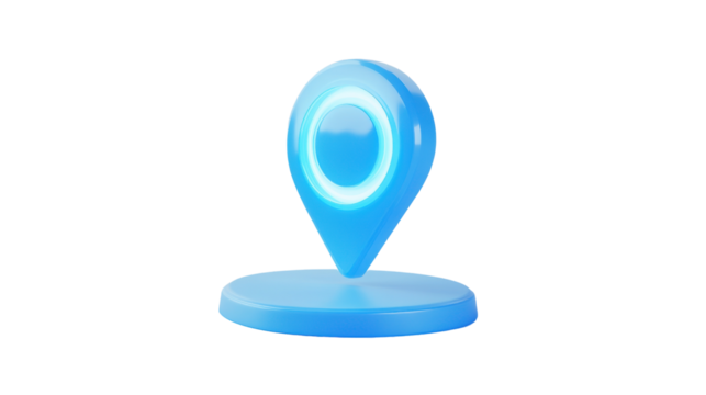 Location pin transparent background