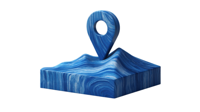 Location pin transparent background