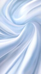 A white fabric with a wave pattern