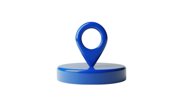 Location pin transparent background