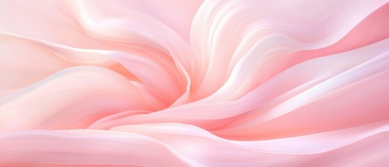 Fototapeta premium A pink and white abstract image of a flower