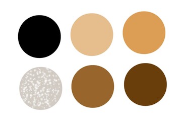 Cosmetic eyeshadow palette with various colors. Beauty, salon.