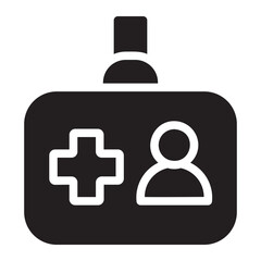 Identification glyph icon