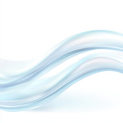 Fototapeta premium Smooth flowing waves create serene and calming atmosphere in this abstract design