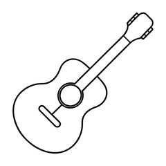 acoustic guitar illustration