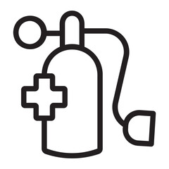 Oxygen Tank line icon