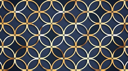Fototapeta premium scandinavian simplicity seamless pattern wallpaper