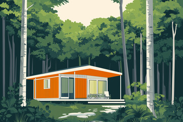 Midcentury Camping