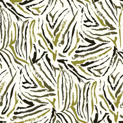 zebra skin  seamless pattern on white  background © Sagar