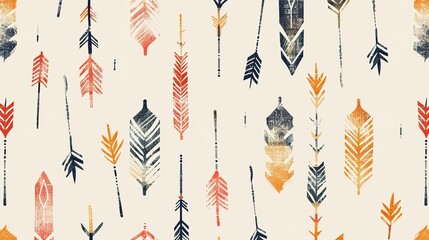 trbal arrow seamless pattern wallpaper
