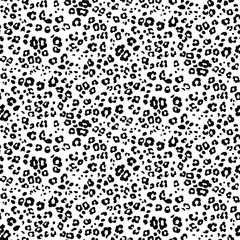 lepord skin vector seamless pattern on white  background