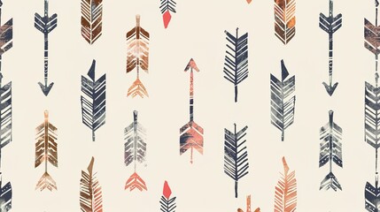 trbal arrow seamless pattern wallpaper