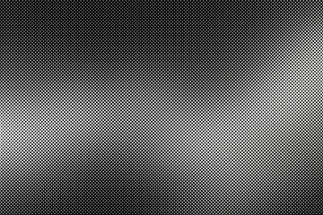 Black And White Abstract Halftone Grainy Gradient Background Texture in Poster Banner