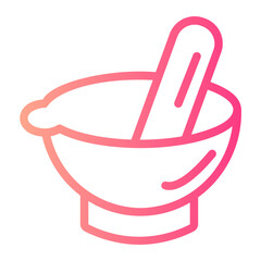 mortar gradient icon