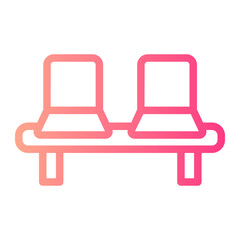 Seats gradient icon
