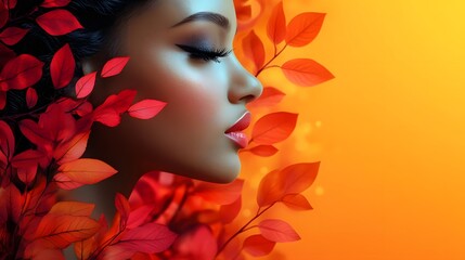 Fototapeta premium Uplifting women quotes design with bold contrasts and dynamic layouts
