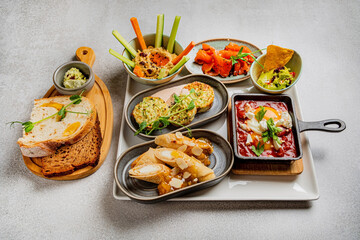 lunch set on the table