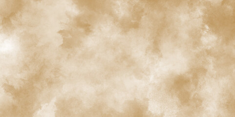 Old brown paper parchment banner with distressed vintage grunge texture, Abstract Background Texture Pattern with brown color, Heavily Mixed Wall Art paper texture, rustic dark wood with stains.