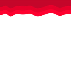 Obraz premium Red Website Separator Form