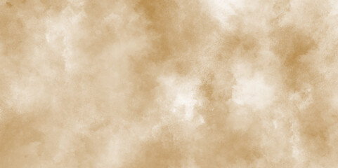 Old brown paper parchment banner with distressed vintage grunge texture, Abstract Background Texture Pattern with brown color, Heavily Mixed Wall Art paper texture, rustic dark wood with stains.