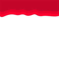 Naklejka premium Red Website Separator Form