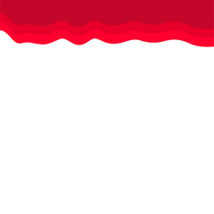 Obraz premium Red Website Separator Form
