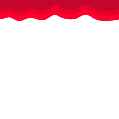 Obraz premium Red Website Separator Form