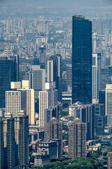 Obraz premium aerial view of Ningbo City, China