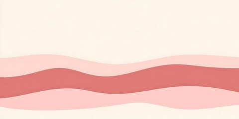 Pink and red wavy abstract background, design template.