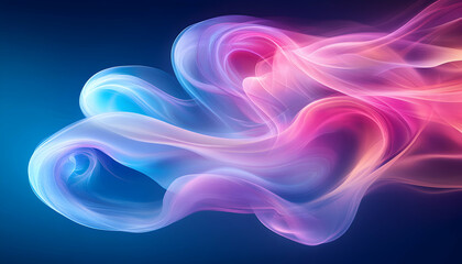 Obraz premium Abstract swirling pastel colors, ethereal and dreamy, perfect for backgrounds or design elements.