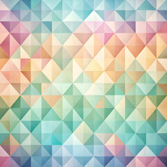 Obraz premium Abstract Geometric Pattern with Pastel Colors