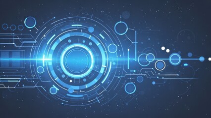 A futuristic technological background image with a strong sense of technology