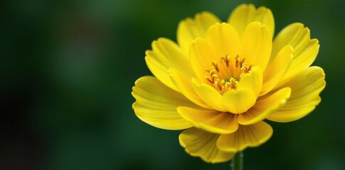 Fototapeta premium In-depth look at the anthers and stamens of a yellow ranunculus, Botanicals, Ranunculus