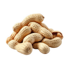 a pile of raw peanuts in their shells. showcasing their textured surfaces and natural color the organic and nutritious qualities of peanuts. often used as snacks or in various culinary applications