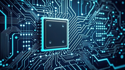 High definition graphics of circuit boards with a strong sense of technology