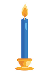 burning light candle