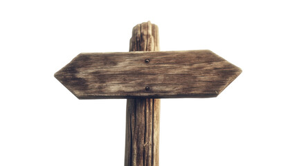 Wooden plank sign transparent background