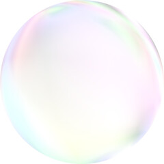soap bubble  isolated on transparent background