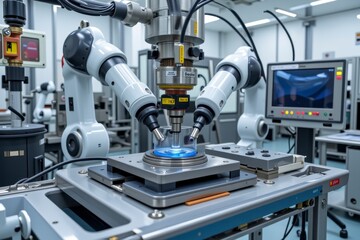 Automated Robotic Precision Machining System in Modern Laboratory Setting