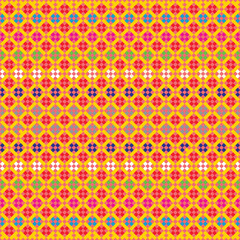 Seamless pixel geometric pattern design.