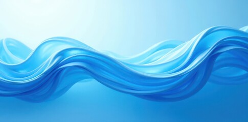 Fluid, swirling light blue shades, dynamic energy, illustration, aqua, lines