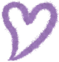 Fototapeta premium fur heart