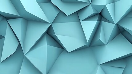 Fototapeta premium Abstract Teal Geometric Shapes Background Design