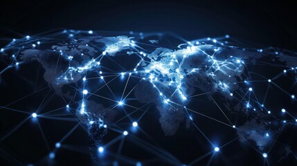 Healthcare business growth concept with a virtual health network graph Includes telemedicine medical tourism and healthcare technology