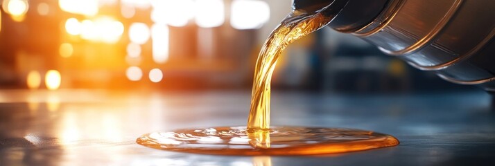 Liquid Gold: Industrial Fluid Pouring